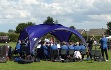 Palying under a canopy at Little Weighton