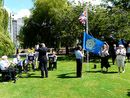 BBB playing at Queen's Gardens for teh unviling of the Yorkshire Flag